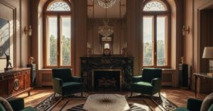 Eleganckie wnętrza w stylu Art Deco 2025/2026: Luksus i blask.